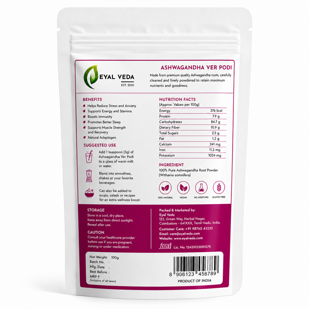 Aswagantha powder
