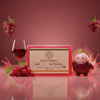 Handmade Kadhi Red Wine Soap for Skin Brightening & Anti-Aging