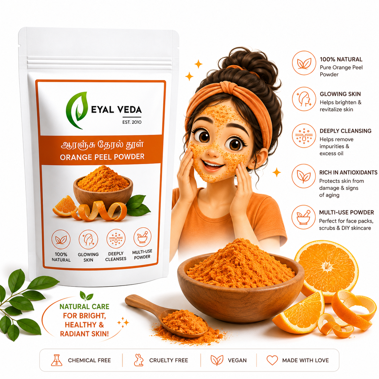 Orange Peel Powder