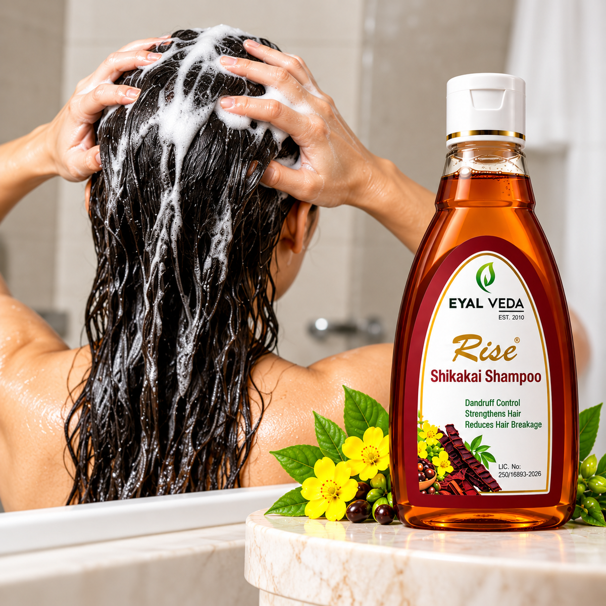 Rise shikakai shampoo