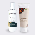 Eyal Veda Smooth & Silk Hair Combo – Rice Water & Oat Milk Shampoo + Nourishing Hair Mask for Frizz Control & Shine