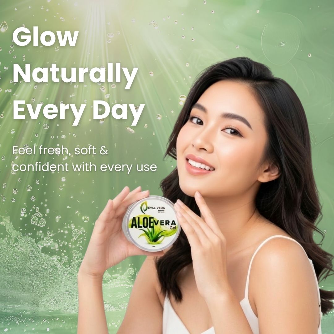 Aloe Vera Gel benefit hydration soothing acne relief glowing skin