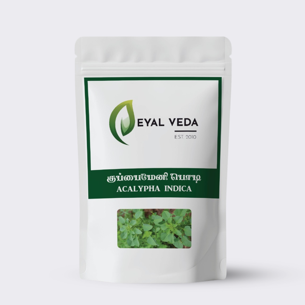 Kuppaimeni herbal powder by EYAL VEDA for acne, pimples, and clear skin