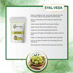 Amla powder hair mask for strong shiny hair and scalp nourishment