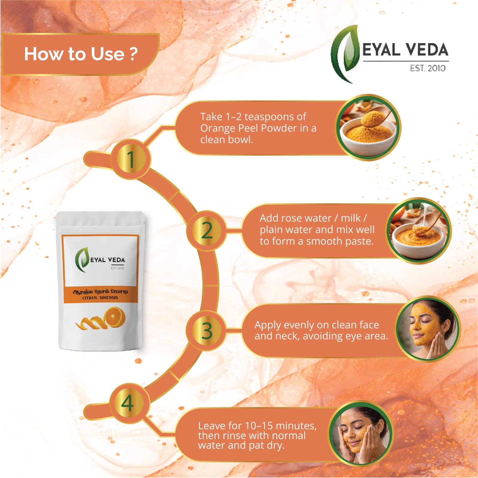 Benefits of orange peel powder for skin brightening acne reduction and natural glow