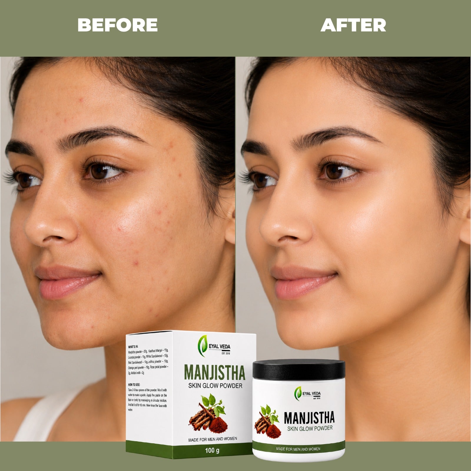 Majistha skin glow powder
