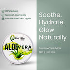 Aloe Vera Gel benefits hydration soothing acne relief glowing skin