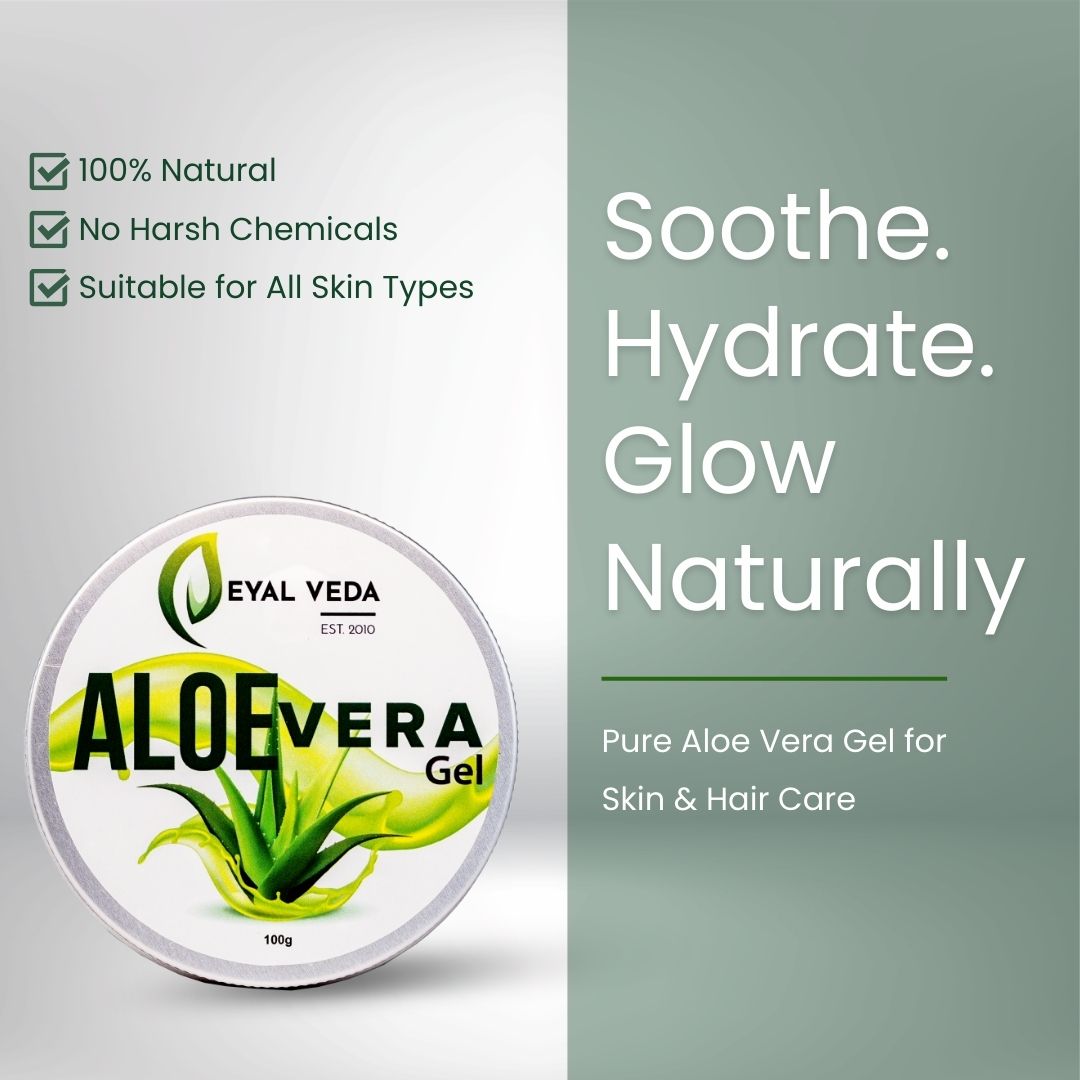 Aloe Vera Gel benefits hydration soothing acne relief glowing skin