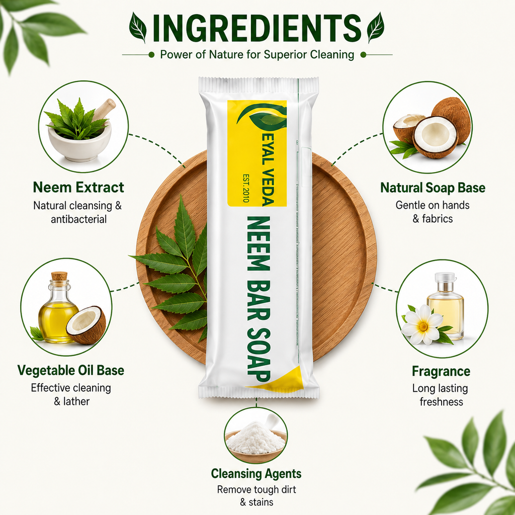 Neem bar soap(laundry bar)