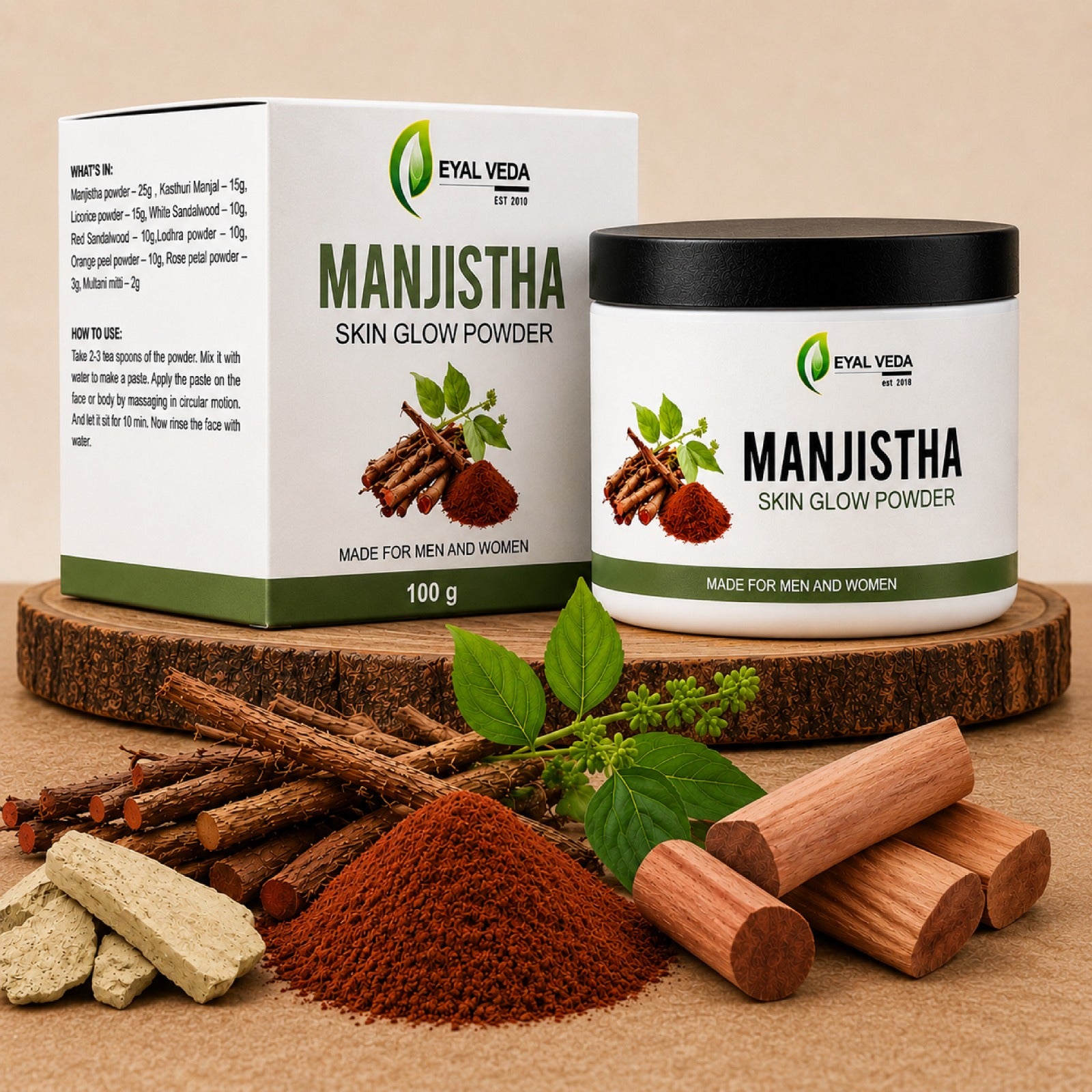 Majistha skin glow powder