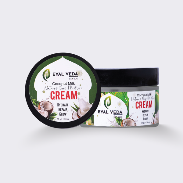 Coconut Milk Cream moisturizing skincare product for hydrated glowing skin