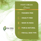 Foot cream for repairing cracked heels and rough skin