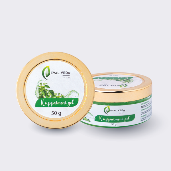 Eyal Veda Kuppaimeni Gel for natural acne treatment and skin repair.