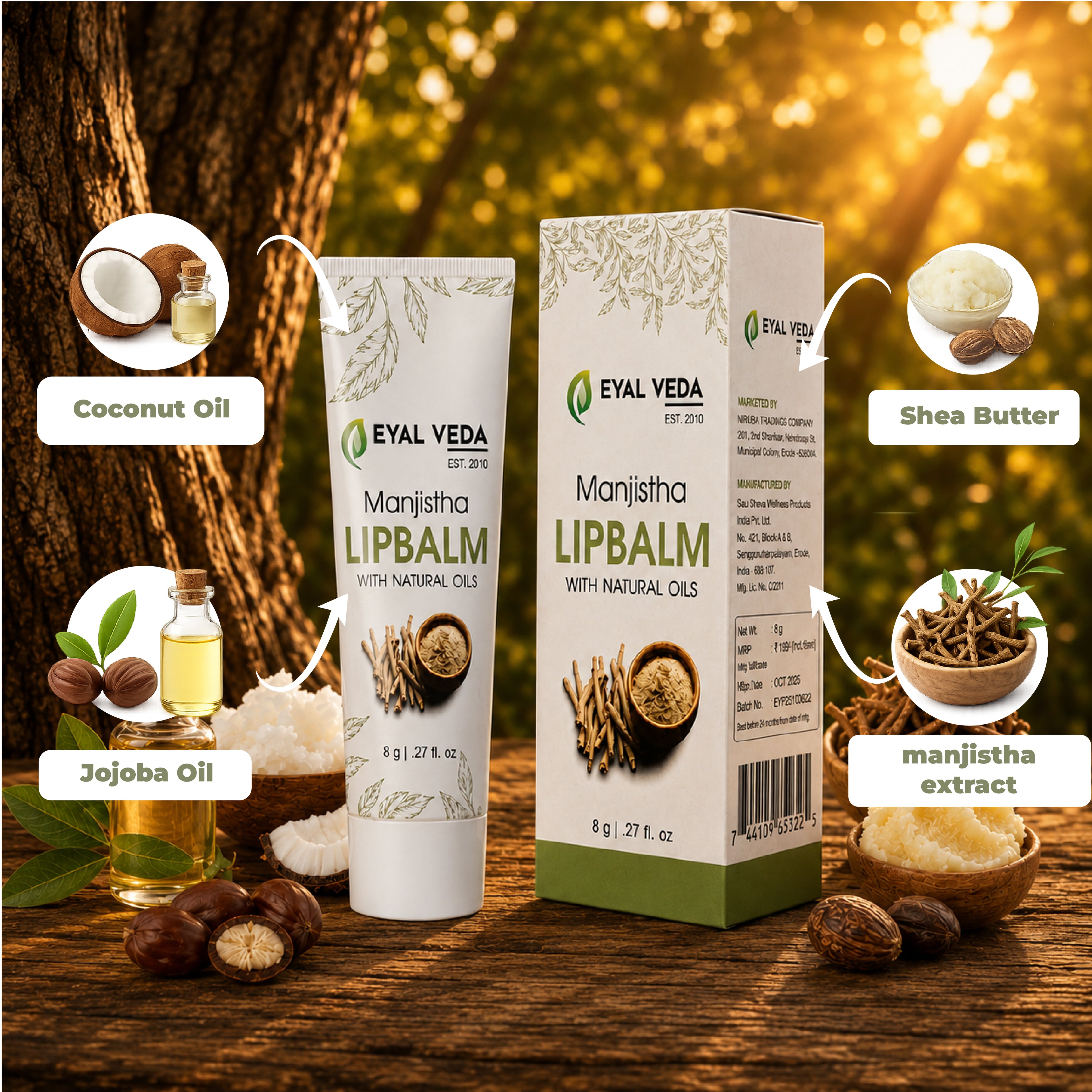 Manjistha Lip Balm