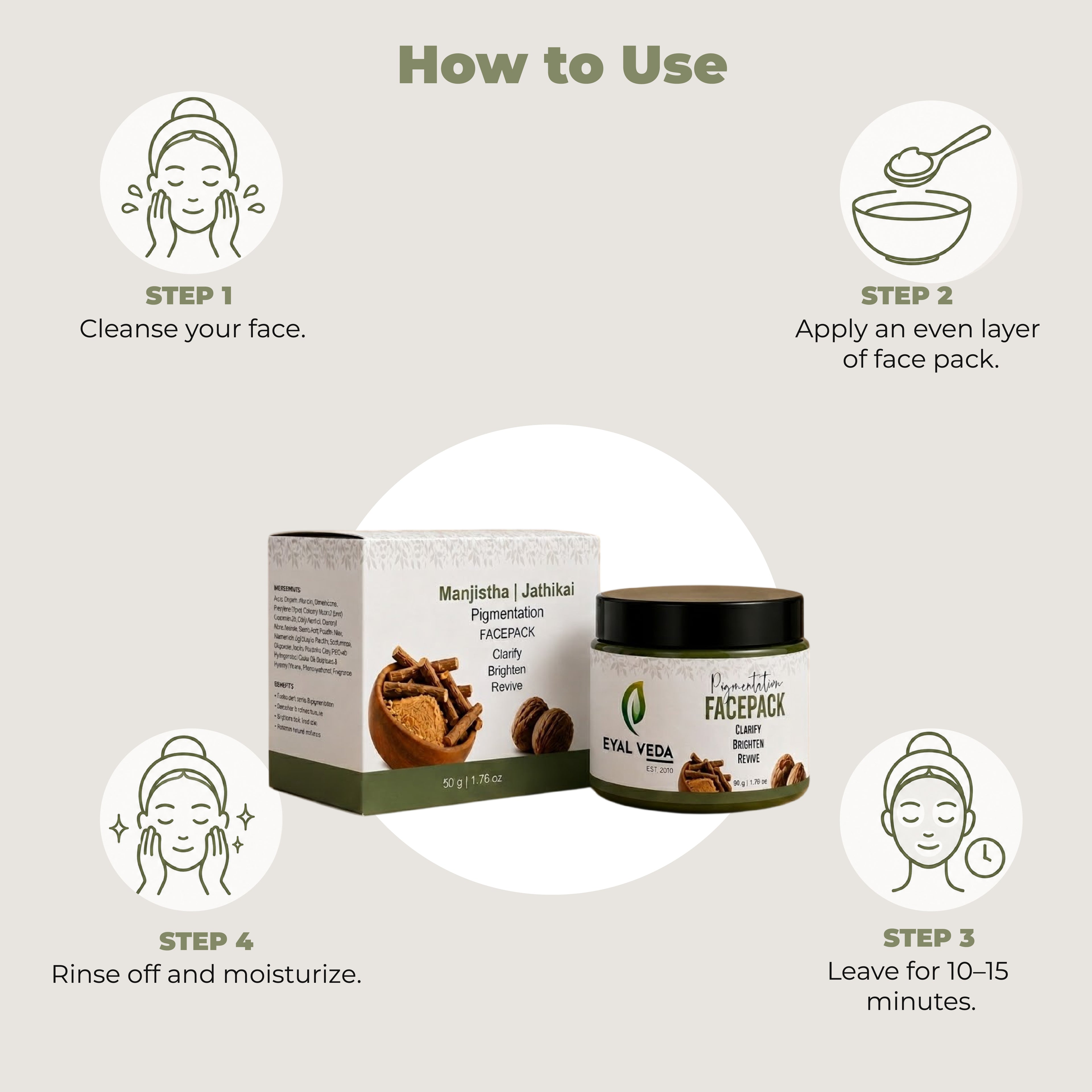 Pigmentation Face pack