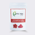 Sembaruthi Poo Powder (Hibiscus Powder) for hair growth and dandruff control by Eyal Veda Naturals
