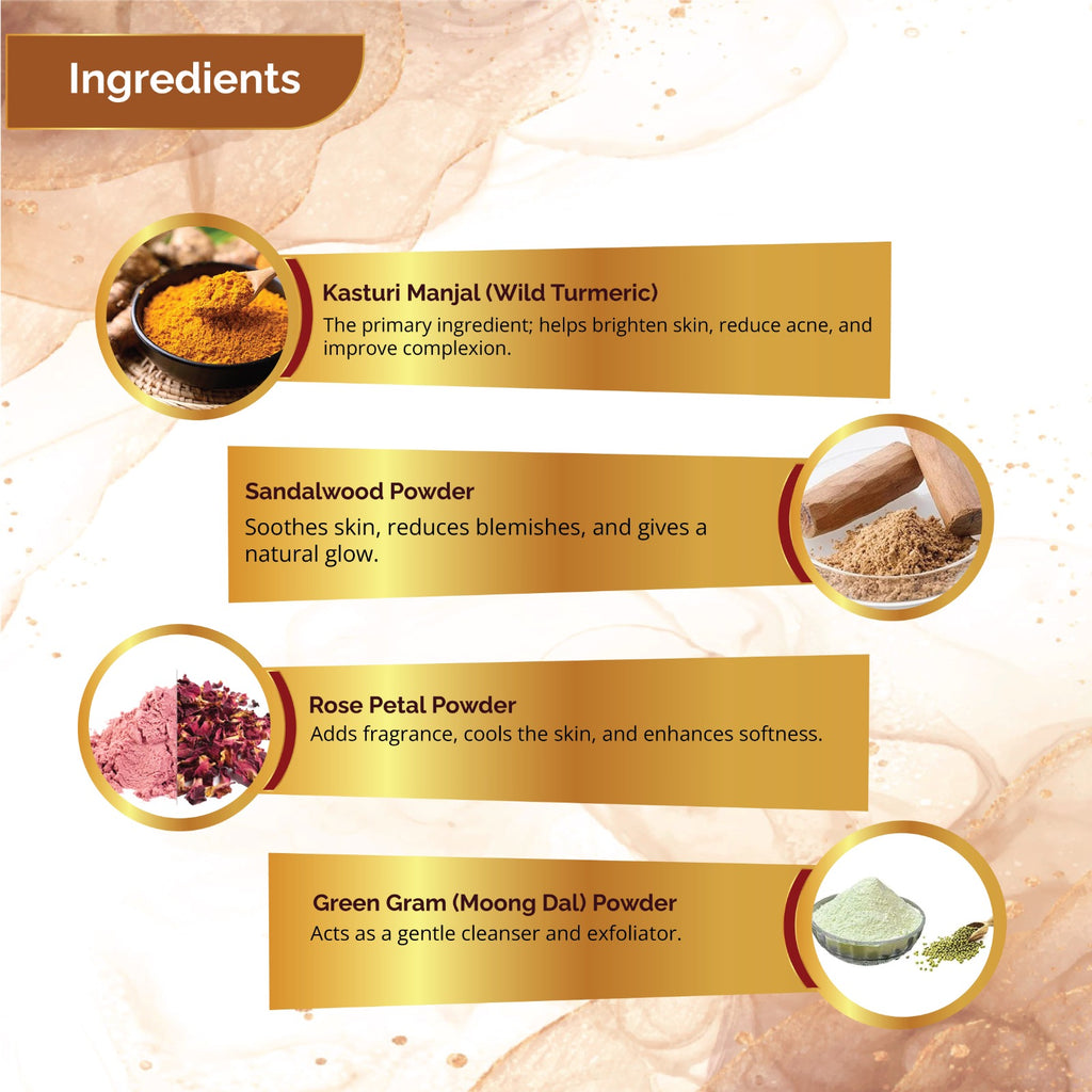 Wild turmeric powder for glowing skin by Eyal Veda