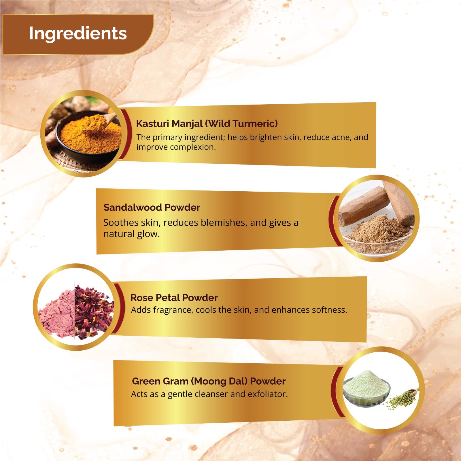 Wild turmeric powder for glowing skin by Eyal Veda